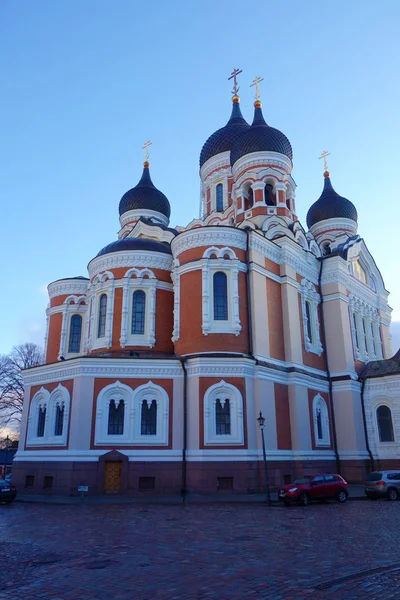 Catedral Ortodoxa Alexander Nevsky Tallin Estonia Región Báltica — Foto de Stock