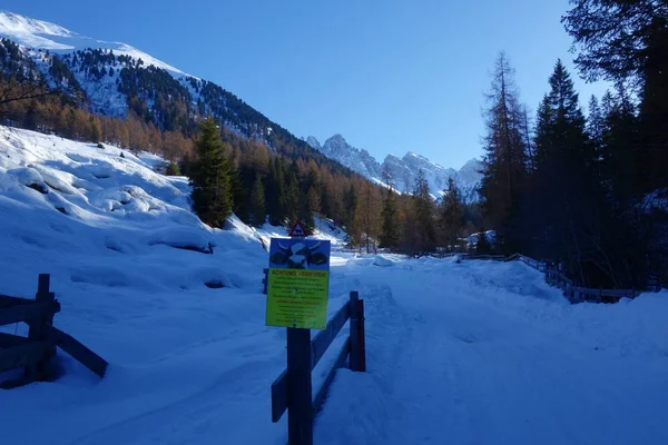 Zimní Krajina Kolem Kemater Alm Rakousko Evropa — Stock fotografie