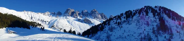 Paesaggio Invernale Intorno All Alpe Kemater Tirolo Austria Europa — Foto Stock