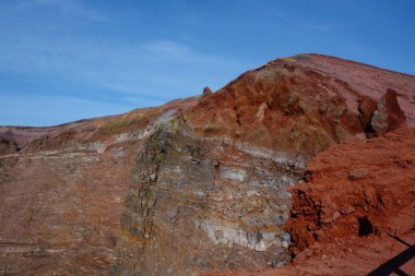 Napoli, İtalya yakın Vesuvius Milli Parkı peyzaj