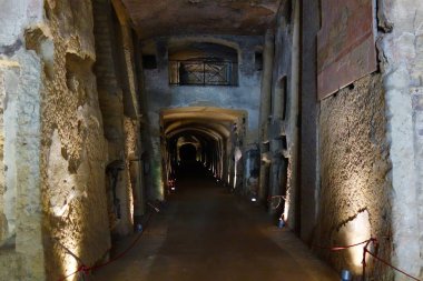 Catacombs San Gennaro Napoli, İtalya, Güney Avrupa'nın