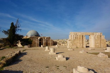 Cityscape sermaye bulunan Orta Doğu, Ürdün, Amman