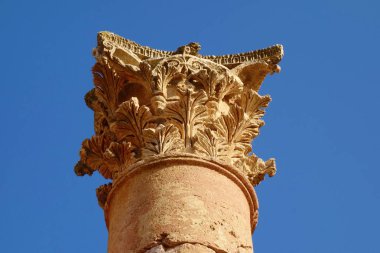 Bulunan Kuzey Ürdün, Jerash, Ortadoğu sitesinde UNESCO koruma