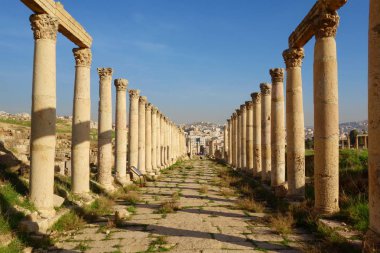 Bulunan Kuzey Ürdün, Jerash, Ortadoğu sitesinde UNESCO koruma