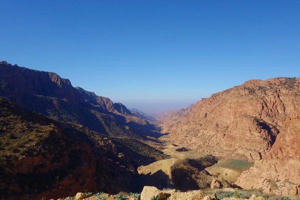 Krajobraz Natura Dana Biosfery Znajduje Się Jordanii — Zdjęcie stockowe