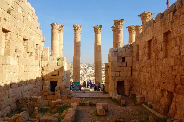 Sitio Protegido Unesco Ubicado Norte Jordania Jerash Oriente Medio —  Fotos de Stock