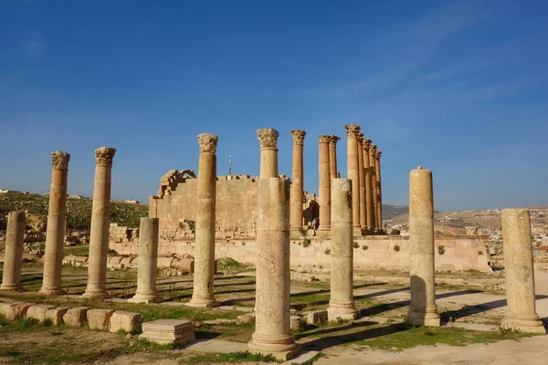 Sitio Protegido Unesco Ubicado Norte Jordania Jerash Oriente Medio —  Fotos de Stock