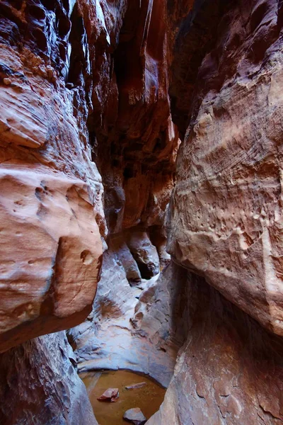 Φαράγγια Της Ιορδανίας Έρημο Wadi Rum Την Περιοχή Της Μέσης — Φωτογραφία Αρχείου