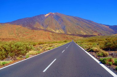 Volkan Pico del Teide Tenerife, Kanarya Adaları, İspanya Avrupa'da bulunan bir parçasıdır, manzara