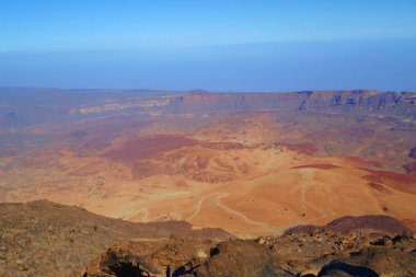 Volkan Pico del Teide Tenerife, Kanarya Adaları, İspanya Avrupa'da bulunan bir parçasıdır, manzara