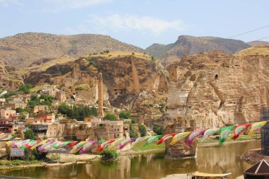 Hasankeyf, Turkey - Old ancient town which will disappear forever under a new dam which will be soon completed, Unesco World heritage site, Turkiye clipart