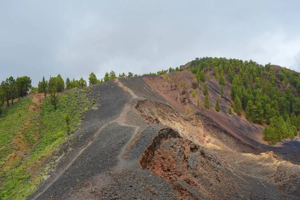 Paisaje Sendero Gr131 Ruta Los Volcanes Isla Palma España —  Fotos de Stock