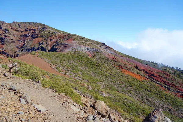 ハイキング トレイル Gr131 ボルカネス ラパルマ島 スペインでの風景 — ストック写真