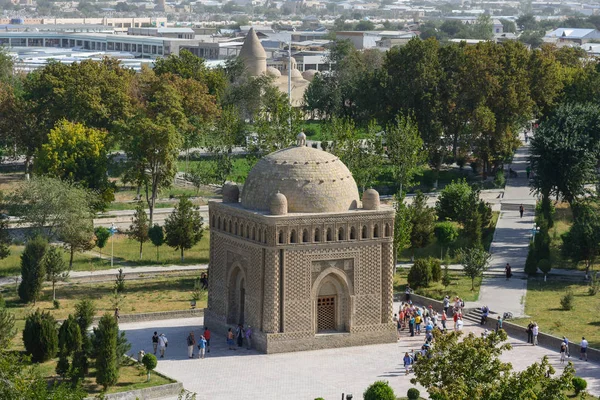 Uzbekistán Provincia Bujará Bujará Mausoleo Samánida Desde Arriba —  Fotos de Stock