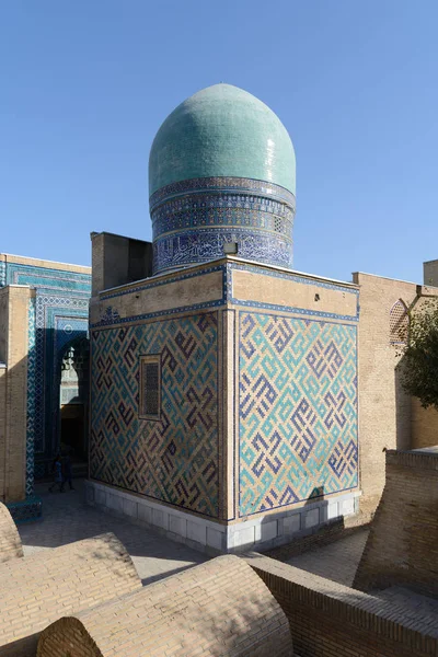 Узбекистан Самаркандская Область Самарканд Могильный Город Шохизинда — стоковое фото