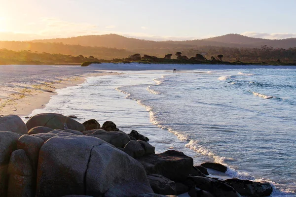 Australia Tasmania Północno Wschodnim Wybrzeżu Bay Ognia Malownicze Seascape Przybrzeżne — Zdjęcie stockowe