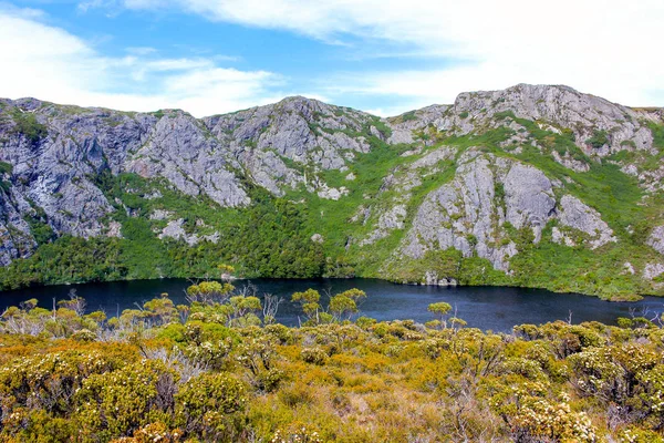 Australia Tasmania Cradle Mountain National Park Dove Lake View — Stock Photo, Image