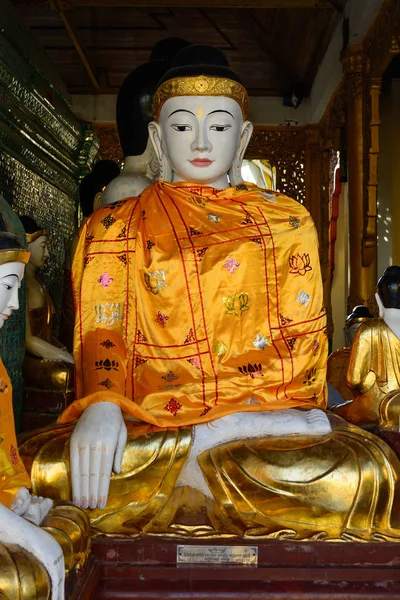 Мьянма Бирма Янгонская Область Янгон Пагода Шведагон — стоковое фото