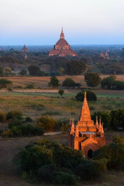Мьянма Бирма Регион Мандалай Старый Баган Пагода Шве Сан Дау — стоковое фото
