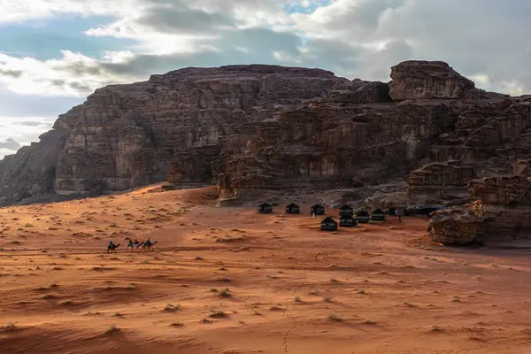 Jordanië Aqaba Gouvernement Wadi Rum Wadi Rum Een Woestijn Hoogplateau — Stockfoto