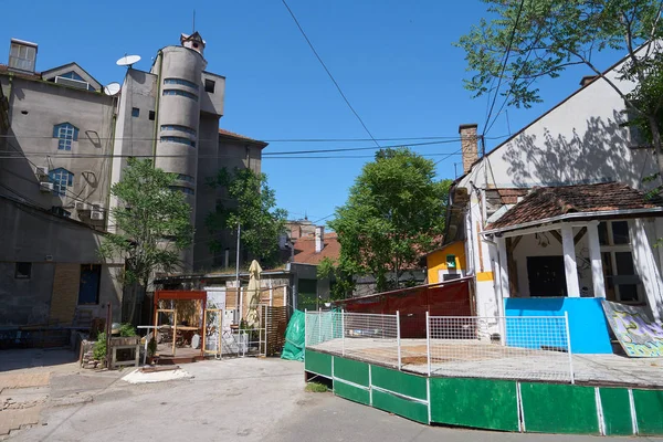 Belgrade Serbia May 2018 Courtyard Cetinjska Street — Stock Photo, Image