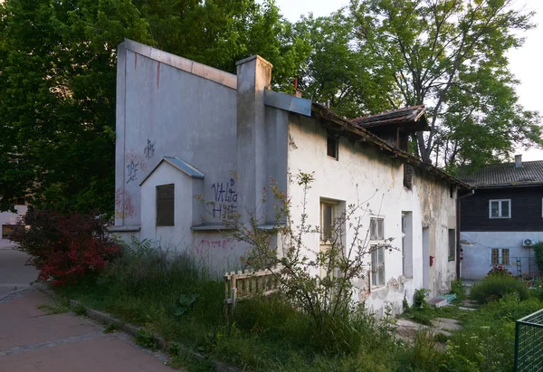 Belgrade Serbia May 2018 Old Living House Studentski Trg Square — Stock Photo, Image