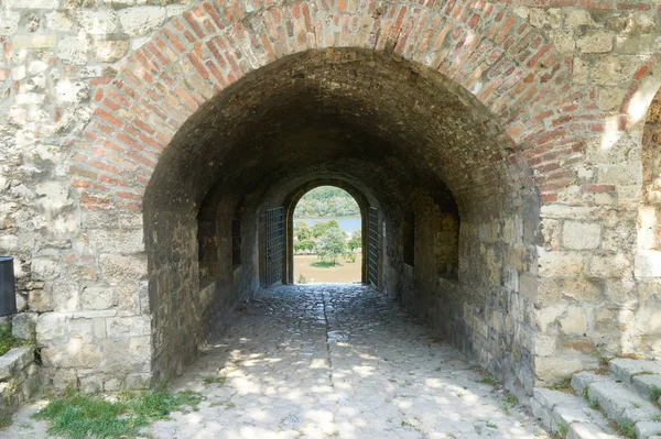 Stone gates in Belgrade fortress in Serbia