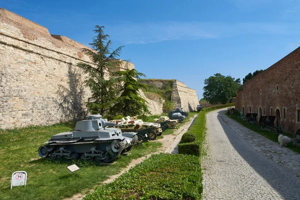 カレメグダン要塞 ベオグラード セルビアに軍事博物館 ロイヤリティフリーのストック画像