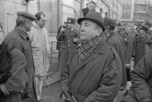 Moscou Urss Novembre 1990 Écrivain Journaliste Homme Politique Soviétique Iouri — Photo