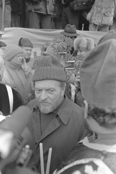 Москва Ссср Ноября 1990 Года Митинг Организованный Московской Ассоциацией Избирателей — стоковое фото