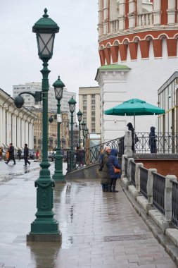 Moskova'da sokak lambaları