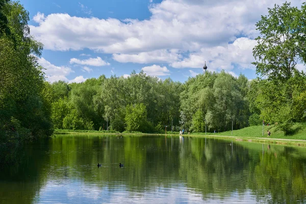 Kolskiy-vijver in Moskou — Stockfoto