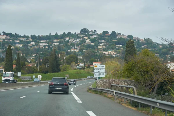 Estrada em França — Fotografia de Stock