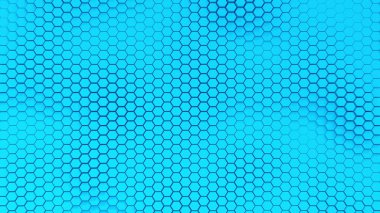 Güzel mavi hexagrid arka plan dalgalar yumuşak deniz ile.