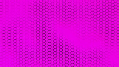 Yumuşak deniz dalgaları ile güzel mor hexagrid arka plan.