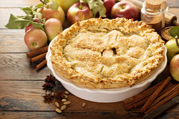 Homemade apple pie — Stock Photo, Image