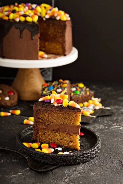 Шоколад и торт — стоковое фото