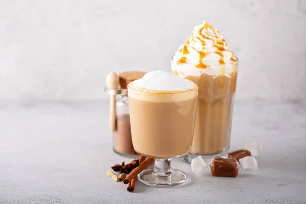 Pumpkin spice latte — Stockfoto