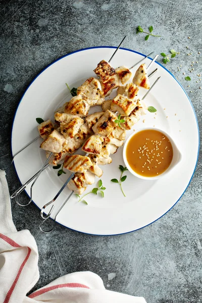 Cabinas de pollo con salsa de jengibre —  Fotos de Stock