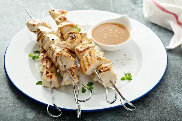 Cabinas de pollo con salsa de jengibre — Foto de Stock