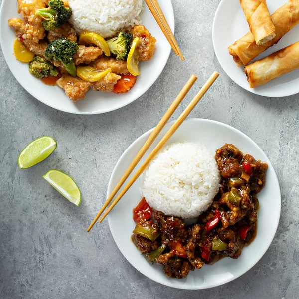 Asijské jídlo koncept — Stock fotografie