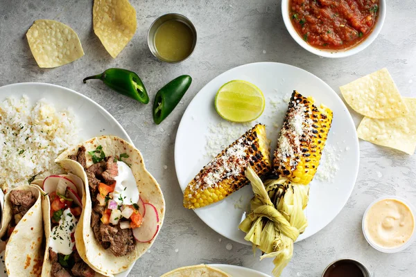 Mexican grilled corn — Stock Photo, Image