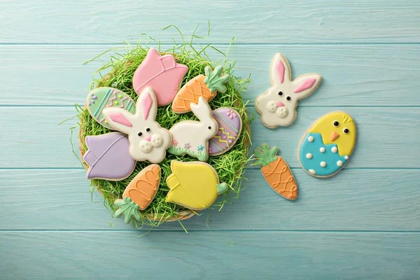 Easter decorated cookies — Stock Photo, Image