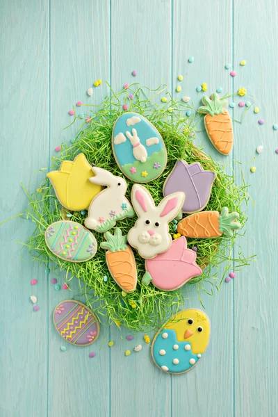 Easter decorated cookies — Stock Photo, Image