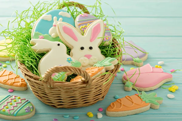 Easter decorated cookies — Stock Photo, Image