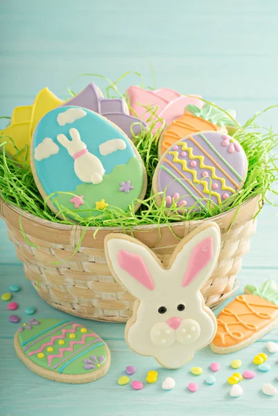 Biscotti decorati Pasqua — Foto Stock