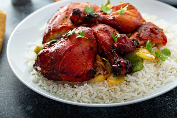 Celé tandoori kuře — Stock fotografie