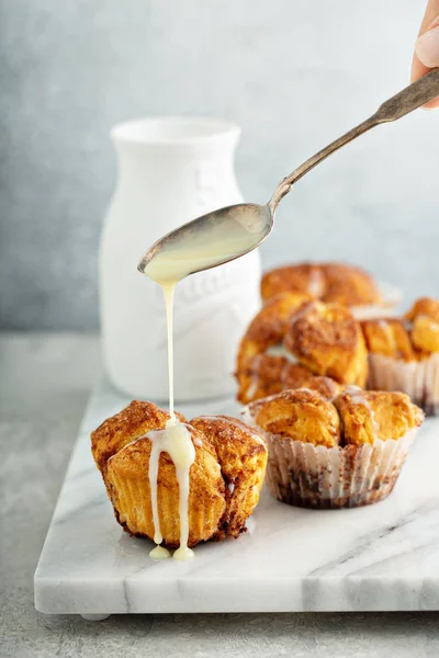 Cinnamon sugar monkey bread muffins — Stock Photo, Image