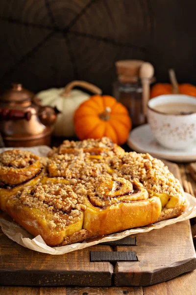 Pumpa kanelbullar — Stockfoto