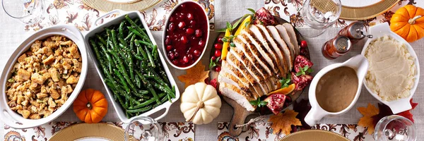 Bandiera della cena del Ringraziamento — Foto Stock